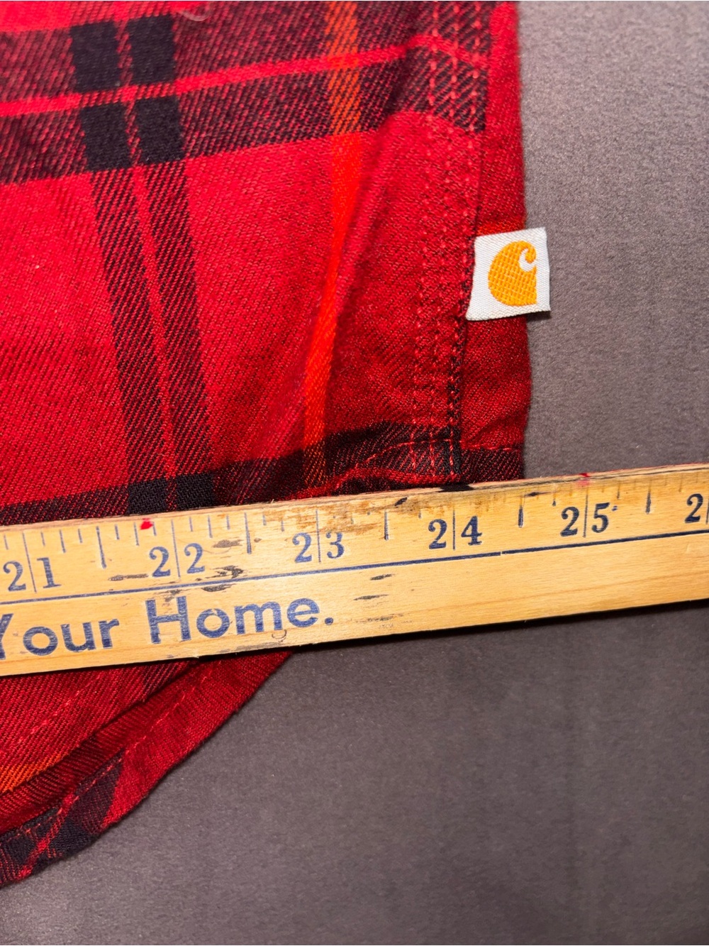Carhartt Flannel Plaid Button Down Long Sleeve Shirt - Picture 12 of 13